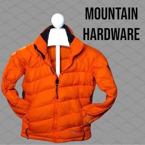 Luxury Winter Outerwear! Mountain Hardware Orange Down Puffer Jacket, XS